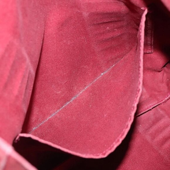 HERMES Fourre Tout cabas Tote Bag Canvas Red Navy Auth bs24477 - Picture 10 of 16